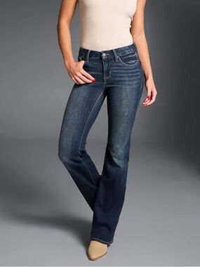 Buckle Black Fit No.53 Bootcut Jeans Women's Size 28 x 30 Stretch Dark Wash